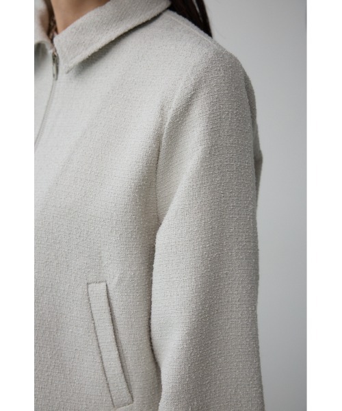 AZUL by moussy（アズールバイマウジー）の「ラメツイードショートジャケット（テーラードジャケット・レディース・ブラック/ライトベージュ/ブルー・FREE）」の20枚目の写真
