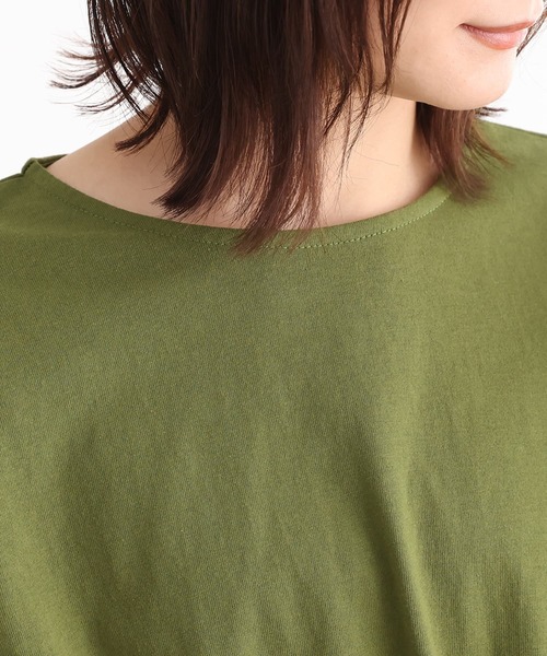 n'OrLABEL（ノアールレーベル）の「『ウエストドロストデザインカットソー』（Tシャツ/カットソー・レディース・グレイッシュベージュ/カーキ/ブラック・FREE）」の14枚目の写真