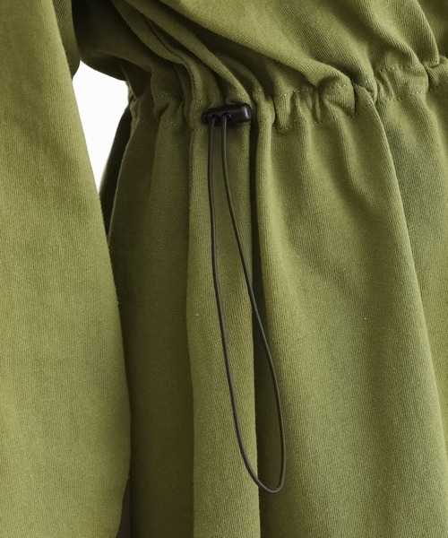 n'OrLABEL（ノアールレーベル）の「『ウエストドロストデザインカットソー』（Tシャツ/カットソー・レディース・グレイッシュベージュ/カーキ/ブラック・FREE）」の17枚目の写真