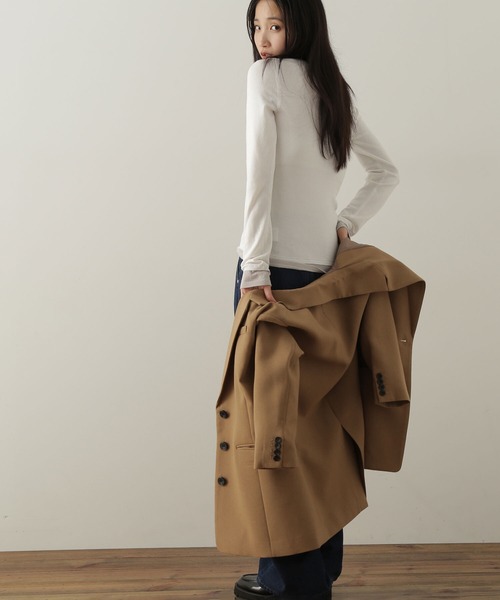 NATURAL BEAUTY BASIC(ナチュラルビューティーベーシック)の「◇レイヤードライクニット(ニット/セーター・レディース・ピンク系その他/グレー系その他/ホワイト系その他・FREE)」の10枚目の写真