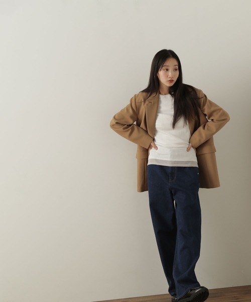 NATURAL BEAUTY BASIC(ナチュラルビューティーベーシック)の「◇レイヤードライクニット(ニット/セーター・レディース・ピンク系その他/グレー系その他/ホワイト系その他・FREE)」の14枚目の写真