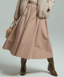 セール】【洗える】ブライトタフタ ギャザー スカート（スカート）｜23