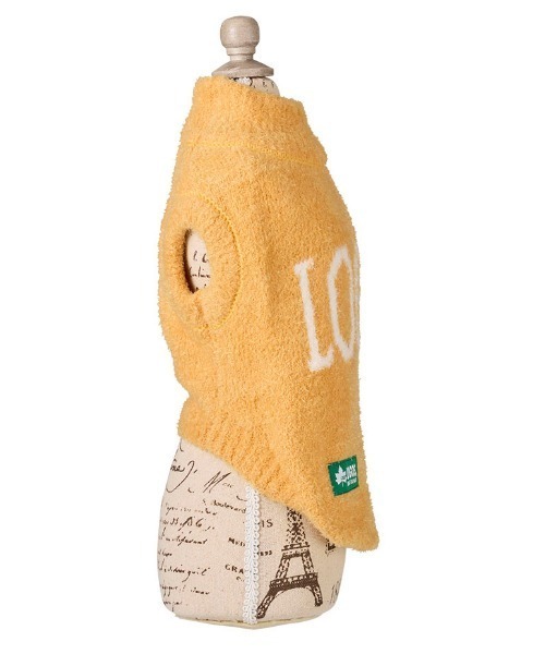 LOGOS（ロゴス）の「LOGOS/ふわふわルームウェア（ペットウェア・レディース・イエロー/グリーン・XS/S/M/L/2L/3L）」の9枚目の写真