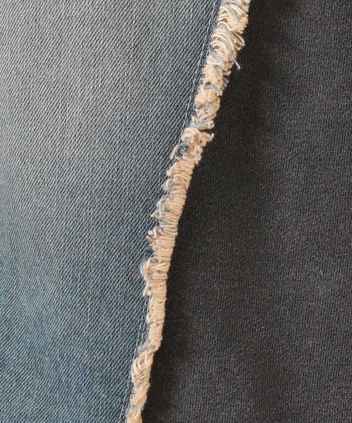 PAGEBOY（ページボーイ）の「ドッキングデニムブルゾン（ブルゾン・レディース・ブラック/ブルー・FREE）」の7枚目の写真