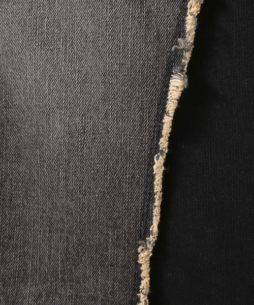 PAGEBOY（ページボーイ）の「ドッキングデニムブルゾン（ブルゾン・レディース・ブラック/ブルー・FREE）」の5枚目の写真