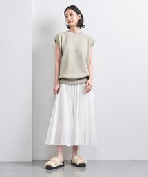 ユナイテッドアローズ　ラメ クルーネック スウェット ニット ラメ クルーネック スウェット ニット BLACK