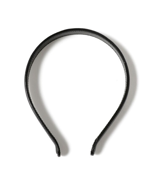 BEAMS BOY（ビームスボーイ）の「レザー カチューシャ（カチューシャ・レディース・ダークブラウン/ブラック・ONE SIZE）」の3枚目の写真