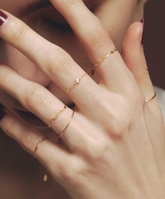 les bon bon】adjustable diamond ring BOB513（リング）｜les bonbon