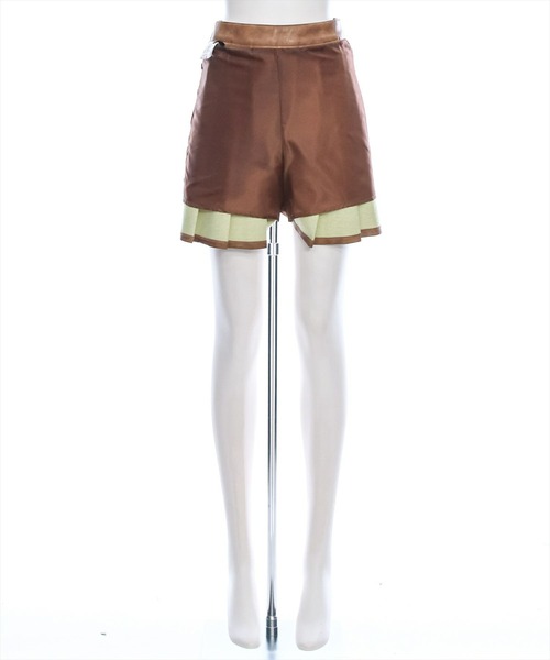 clear（クリア）の「レザープリーツスカート [ヴィンテージライク]≪2024AW新作≫（スカート・レディース・キャメル/ダークブラウン/ライトブラウン・M/S）」の9枚目の写真
