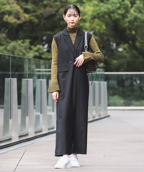 Ray BEAMS(レイビームス)の「メランジ リブ フレアスリーブ ニット(ニット/セーター・レディース・レッド/イエロー・ONE SIZE)」の14枚目の写真