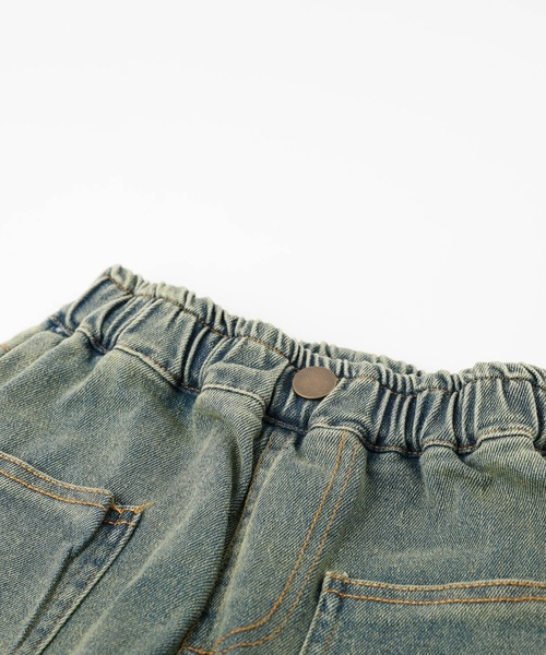 URBAN CHERRY(アーバンチェリー)の「ヴィンテージライクフレアデニムパンツ(デニムパンツ・キッズ・ブルー・110cm/120cm/130cm/140cm)」の9枚目の写真
