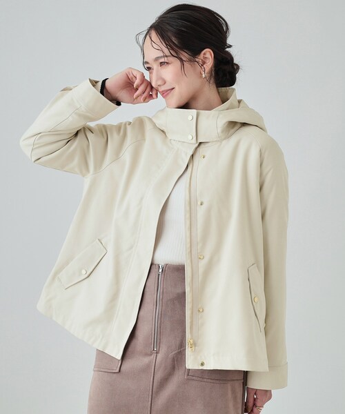 DRESKIP(ドレスキップ)の「◆【撥水/マルチWAY】フェイクファーライナー付き欲張りマンパ(ブルゾン・レディース・ライトベージュ/カーキ/ブラック/ブラウン系その他・04/03/02)」の3枚目の写真