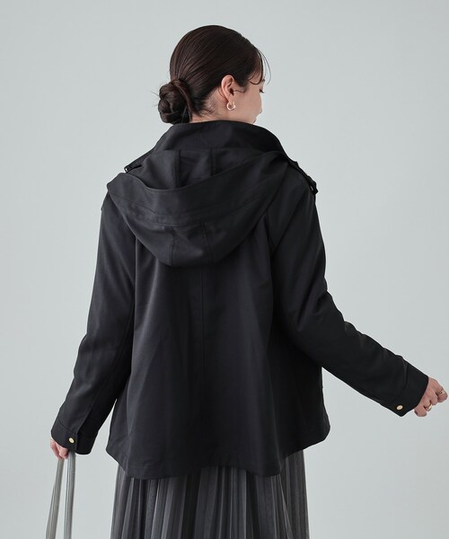 DRESKIP(ドレスキップ)の「◆【撥水/マルチWAY】フェイクファーライナー付き欲張りマンパ(ブルゾン・レディース・ライトベージュ/カーキ/ブラック/ブラウン系その他・04/03/02)」の12枚目の写真