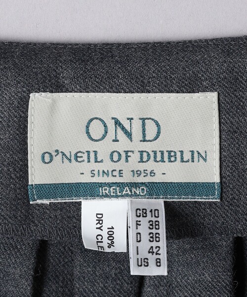 O'NEIL of DUBLIN(オニールオブダブリン)の「<O'NEIL of DUBLIN>プリーツ ロングスカート(スカート・レディース・ダークグレー・8/10/12)」の16枚目の写真