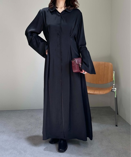 【セール】ロングシャツドレス（シャツワンピース）｜1chaku.（イッチャク）