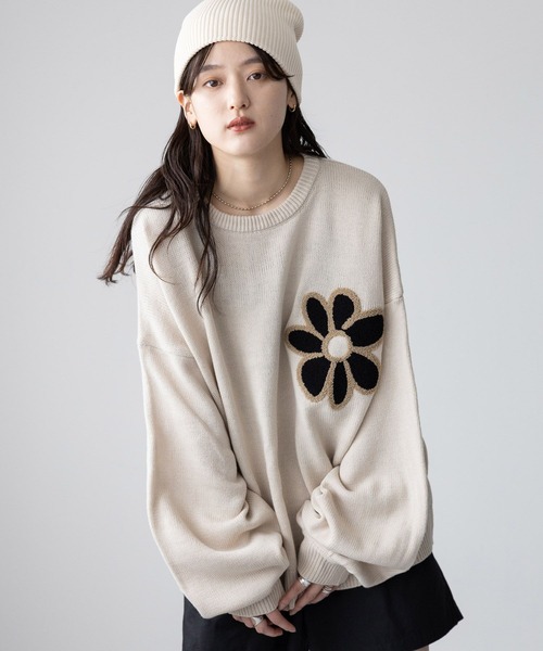 累計販売数10000点！＞【WOMENS】WEB限定/ブークレフラワーモチーフ