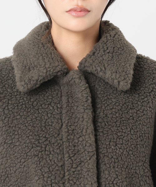 journal standard L'essage（ジャーナルスタンダードレサージュ）の「JESI WOOLボアブルゾン（ブルゾン・レディース・チャコールグレー/ベージュ・FREE）」の20枚目の写真