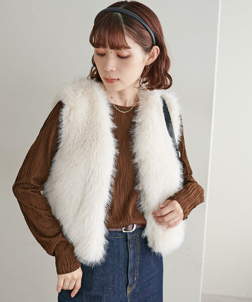 Discoat - 【極美品】DISCOAT シャギー ダッフル ロングコート