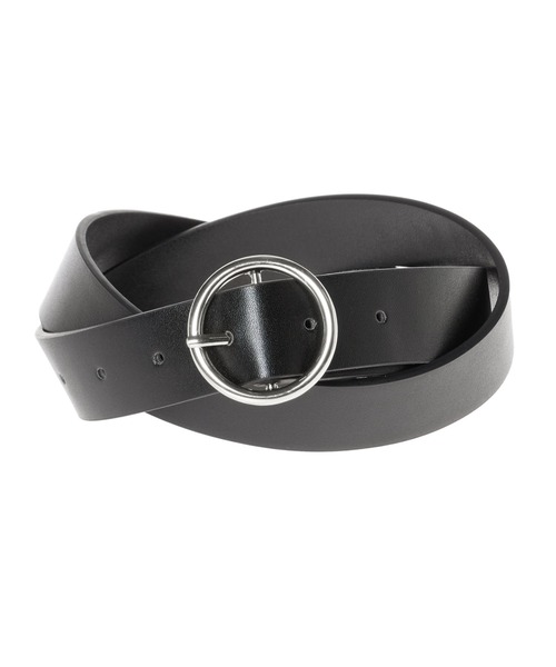 INGNI(イング)の「リングバックルベルト/A(ベルト・レディース・ブラック/ブラック系その他/ブラウン・ONE SIZE)」の2枚目の写真