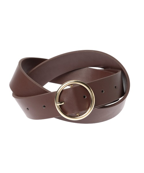 INGNI(イング)の「リングバックルベルト/A(ベルト・レディース・ブラック/ブラック系その他/ブラウン・ONE SIZE)」の3枚目の写真