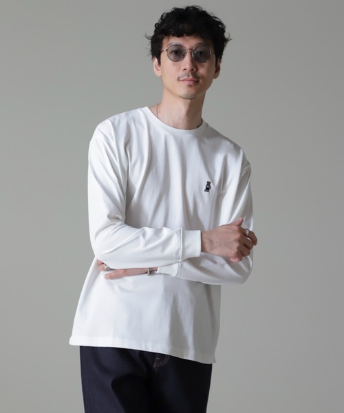NANO universe(ナノユニバース)の「ナノベア Tシャツ 長袖(Tシャツ/カットソー・メンズ・その他1/その他2/その他3/その他4・S/M/L)」の21枚目の写真