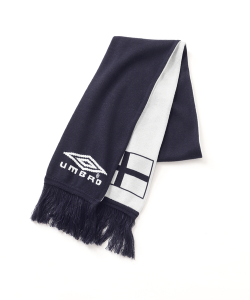 UMBRO(アンブロ)の「UMBRO EX STADIUM SIDE REVERSIBLE MUFFLER(マフラー・メンズ・ネイビー/レッド/ブラック・FREE)」の19枚目の写真