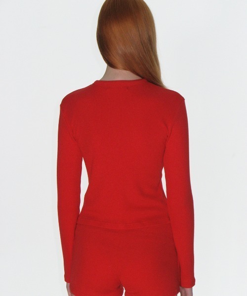 KNIT STUD BUTTON CARDIGAN（カーディガン/ボレロ）｜CRANK