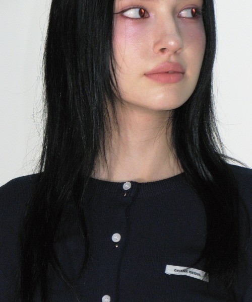 KNIT STUD BUTTON CARDIGAN（カーディガン/ボレロ）｜CRANK（クランク