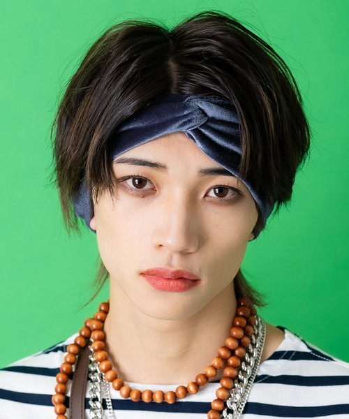 an meets zakka ベロアクロスターバンヘアバンド / レディース