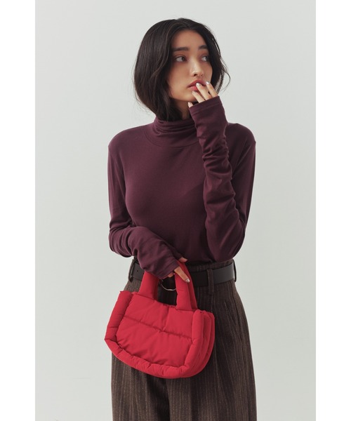 ALEXIA STAM（アリシアスタン）の「Puffer Bag /ナイロンパファーバッグ（トートバッグ・レディース・シルバー/レッド/ブラック・FREE）」の10枚目の写真