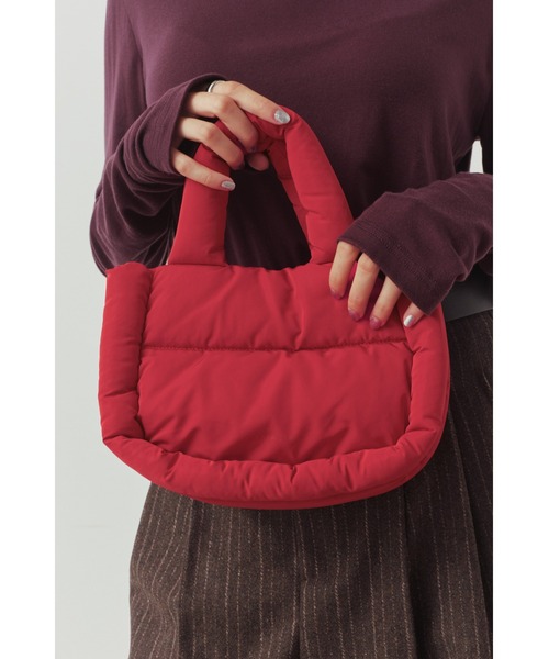 ALEXIA STAM（アリシアスタン）の「Puffer Bag /ナイロンパファーバッグ（トートバッグ・レディース・シルバー/レッド/ブラック・FREE）」の11枚目の写真