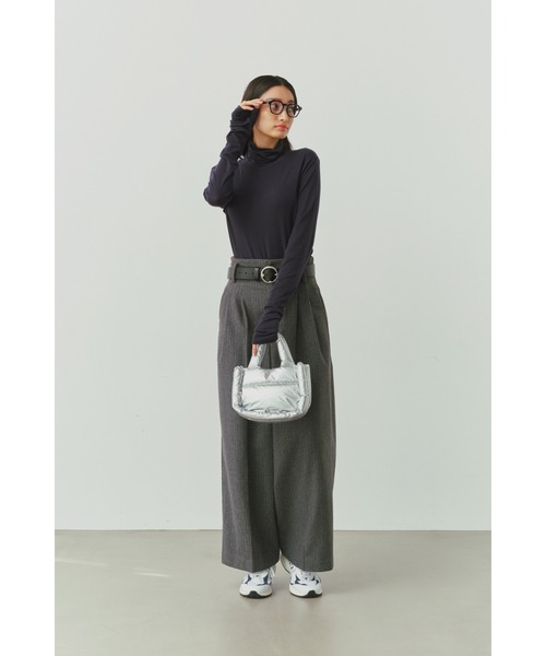 ALEXIA STAM（アリシアスタン）の「Puffer Bag /ナイロンパファーバッグ（トートバッグ・レディース・シルバー/レッド/ブラック・FREE）」の12枚目の写真