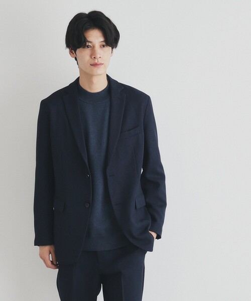 THE SHOP TK （ザ ショップ ティーケー ）の「◆バーズアイジャケット【セットアップ可/ビジネス対応】（テーラードジャケット・メンズ・ネイビー/ブラウン系その他・04/03/02/01）」の8枚目の写真