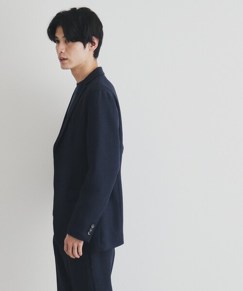 THE SHOP TK （ザ ショップ ティーケー ）の「◆バーズアイジャケット【セットアップ可/ビジネス対応】（テーラードジャケット・メンズ・ネイビー/ブラウン系その他・04/03/02/01）」の9枚目の写真