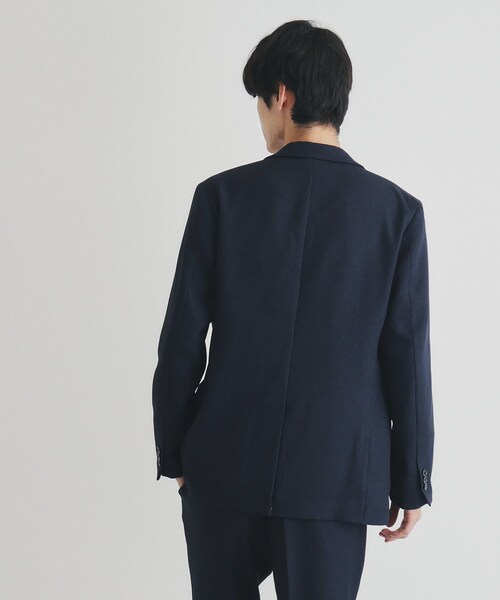 THE SHOP TK （ザ ショップ ティーケー ）の「◆バーズアイジャケット【セットアップ可/ビジネス対応】（テーラードジャケット・メンズ・ネイビー/ブラウン系その他・04/03/02/01）」の10枚目の写真