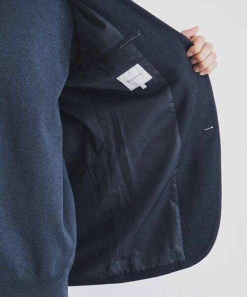 THE SHOP TK （ザ ショップ ティーケー ）の「◆バーズアイジャケット【セットアップ可/ビジネス対応】（テーラードジャケット・メンズ・ネイビー/ブラウン系その他・04/03/02/01）」の13枚目の写真