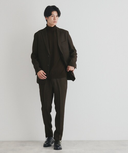 THE SHOP TK （ザ ショップ ティーケー ）の「◆バーズアイジャケット【セットアップ可/ビジネス対応】（テーラードジャケット・メンズ・ネイビー/ブラウン系その他・04/03/02/01）」の17枚目の写真