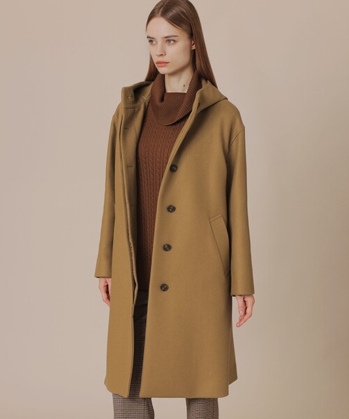 【セール】【CHRYSTON/クリストン】ウールダブルクロスメルトンフーデットコート(その他アウター)|MACKINTOSH LONDON(マッキントッシュ ロンドン)