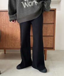 apres jour mignon | リブニットパンツ【ZOZOTOWN限定アイテム】(その他パンツ)