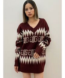 GYDA | SymmetryGYDAノルディックニットトップス(ニット/セーター)