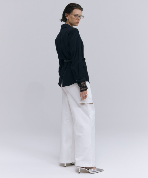 セール】PEAKED LAPEL SHIRTS JACKET/ピークドラペルシャツ