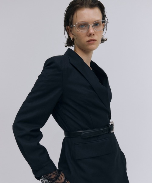 ジャケット・アウター peaked-lapel jacket セール】PEAKED LAPEL SHIRTS JACKET/ピークドラペルシャツ