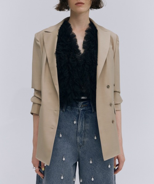 セール】PEAKED LAPEL SHIRTS JACKET/ピークドラペルシャツ