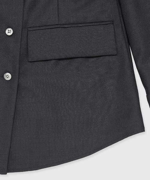 激安アウトレット通販 セール】PEAKED JACKET/ピークドラペルシャツ SHIRTS LAPEL ジャケット・アウター