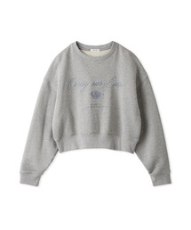 FRAY I.D | ロゴエンブロイダリークロップドスウェット(スウェット)