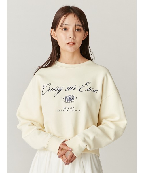 FRAY I.D（フレイアイディー）の「ロゴエンブロイダリークロップド