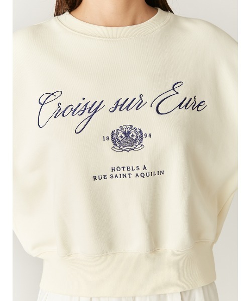 FRAY I.D エンブロイダリーバリエーションスウェット エンブロイダリーバリエーションスウェット(カットソー