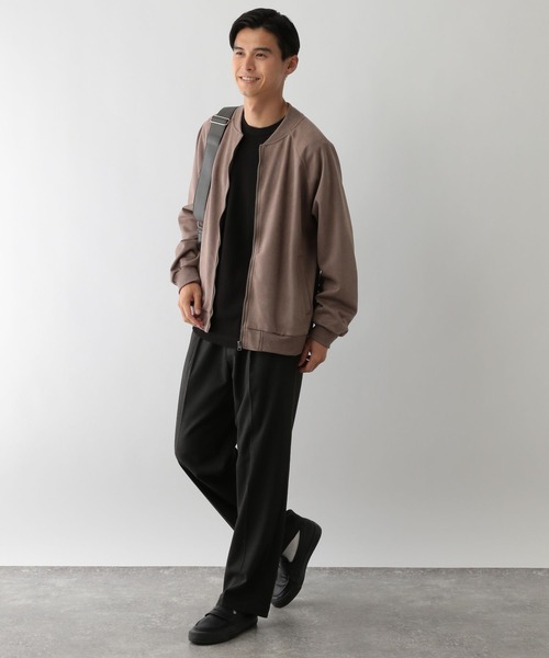 GLOBAL WORK Smile Seed Store（グローバルワーク スマイルシードストア）の「サーモモイストワッフルクルーTシャツ長袖/143073（Tシャツ/カットソー・メンズ・ブラック/グレイッシュベージュ/チャコール/オフホワイト/セージグリーン・MEDIUM/SMALL/X-LARGE/LARGE）」の11枚目の写真