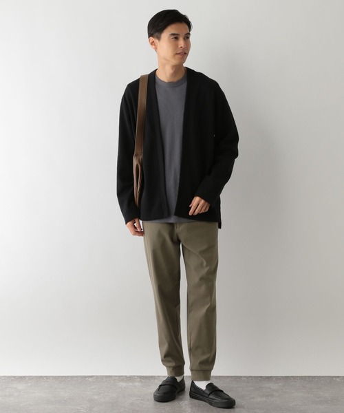 GLOBAL WORK Smile Seed Store（グローバルワーク スマイルシードストア）の「サーモモイストワッフルクルーTシャツ長袖/143073（Tシャツ/カットソー・メンズ・ブラック/グレイッシュベージュ/チャコール/オフホワイト/セージグリーン・MEDIUM/SMALL/X-LARGE/LARGE）」の16枚目の写真