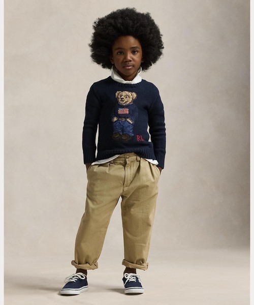POLO RALPH LAUREN CHILDRENSWEAR(ポロ ラルフ ローレン チルドレンズウェア)の「Polo ベア コットン セーター(ニット/セーター・キッズ・ネイビー系1・7/6/4/3)」の6枚目の写真
